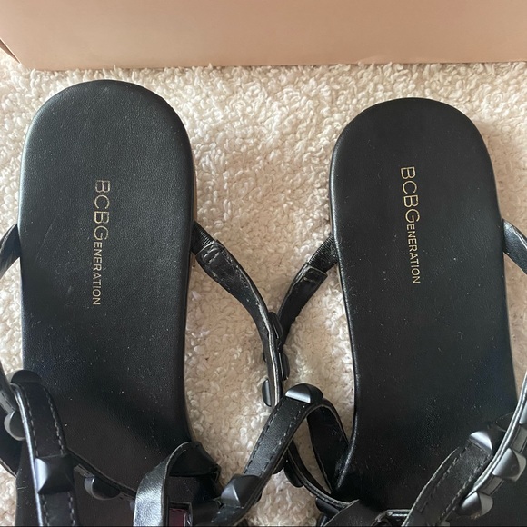BCBGeneration Glorina-x Flat Sandal in Black - Picture 6 of 7